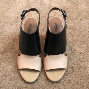 Lucky Brand dual colored heels